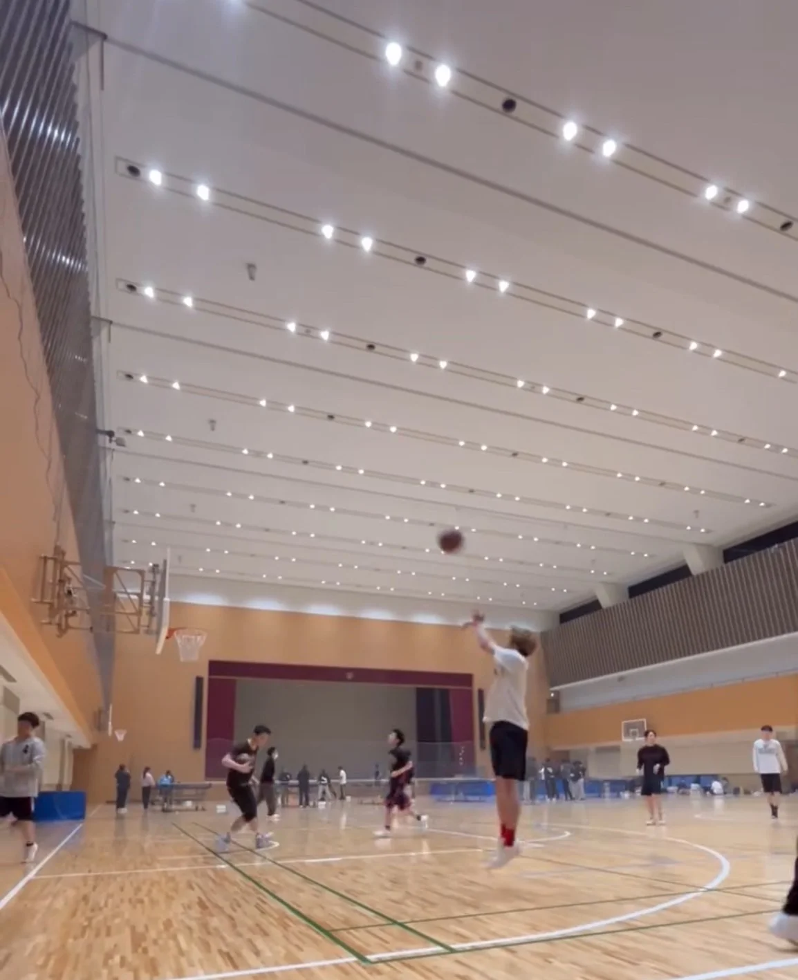 男子バスケットボール部 活動風景01