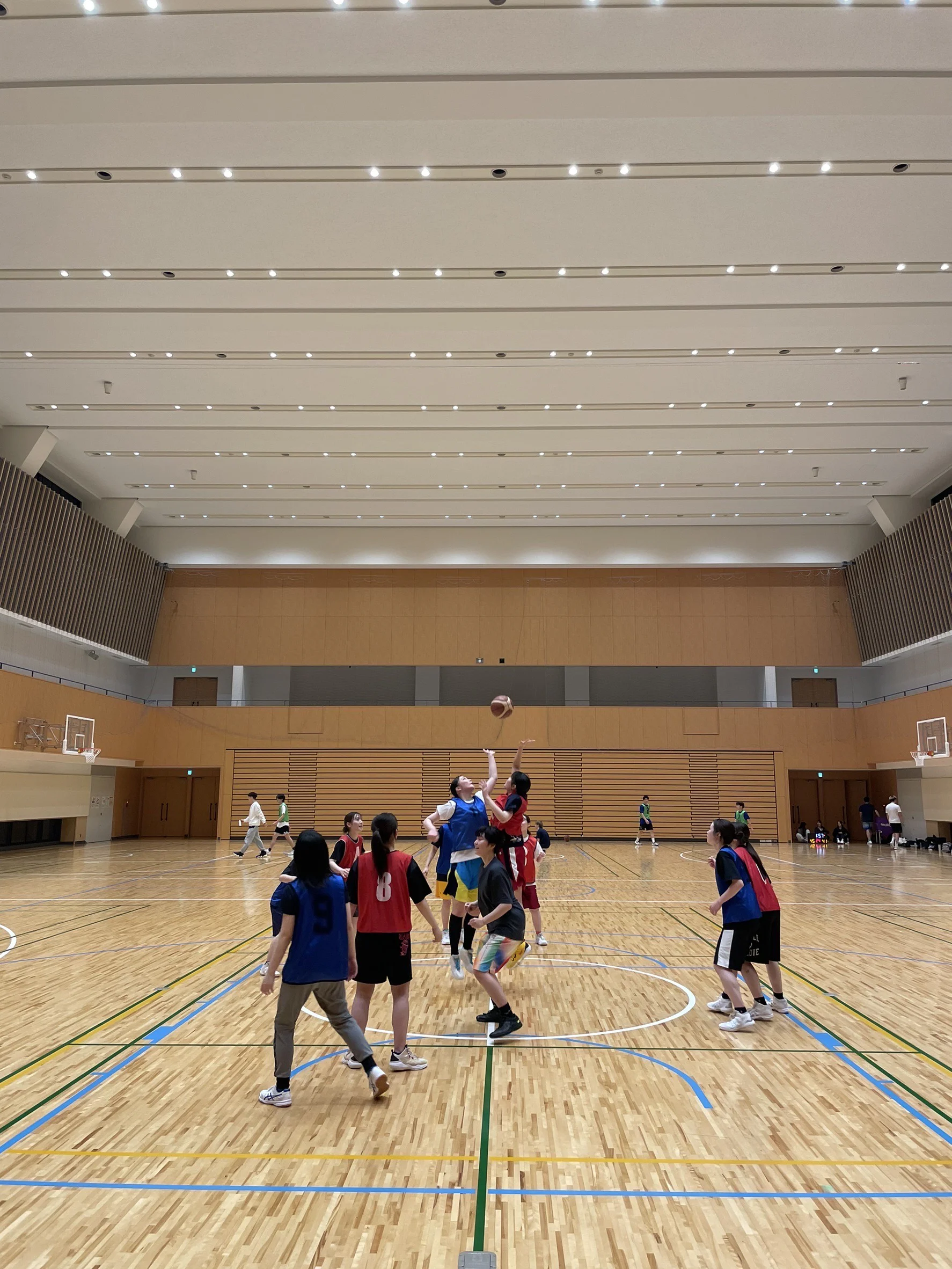 女子バスケットボール部 活動風景01