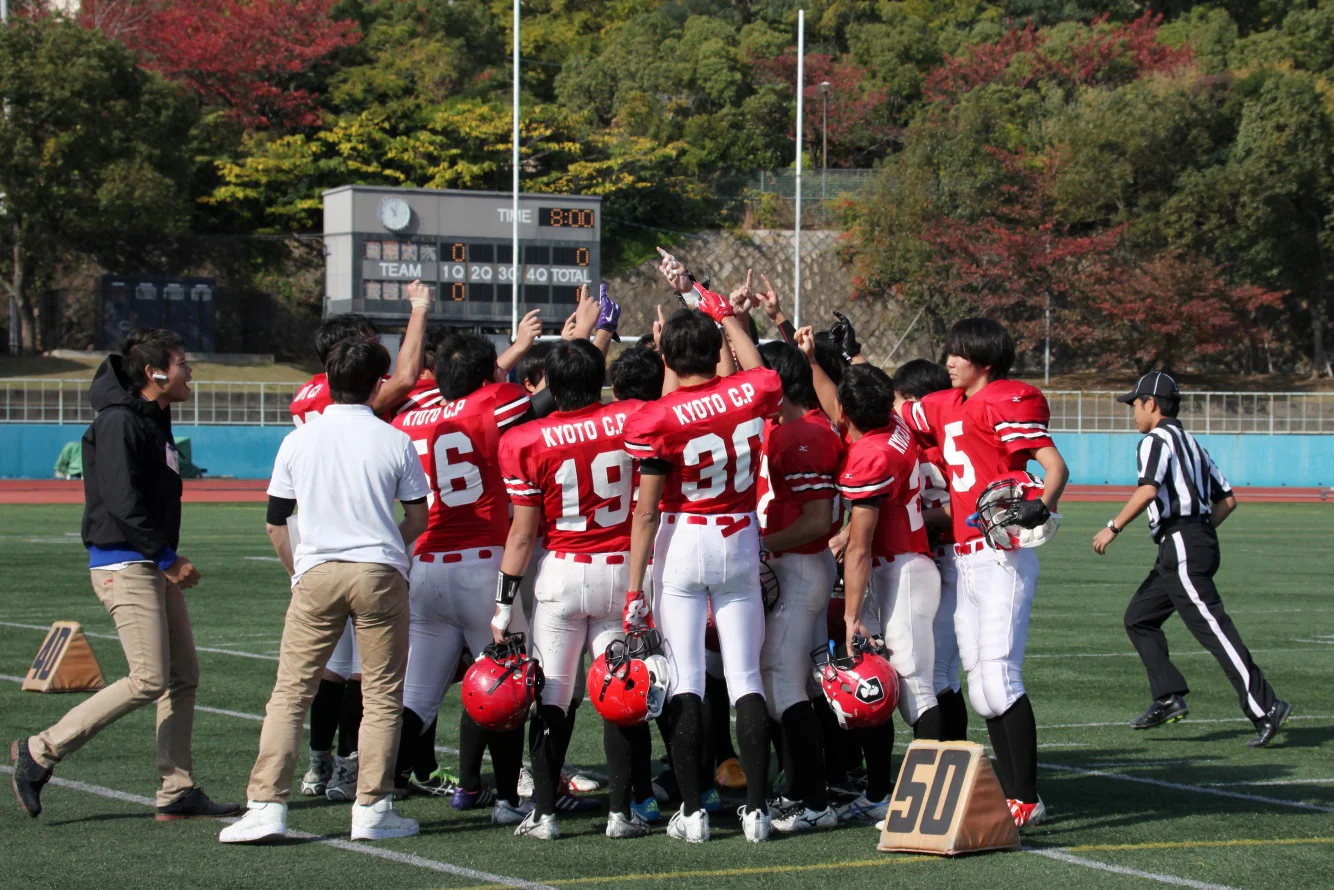 アメリカンフットボール部 活動風景01