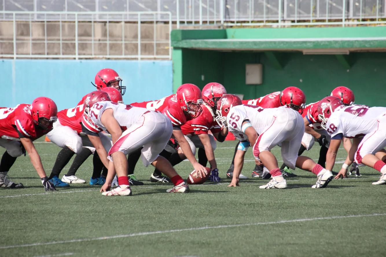 アメリカンフットボール部 活動風景02