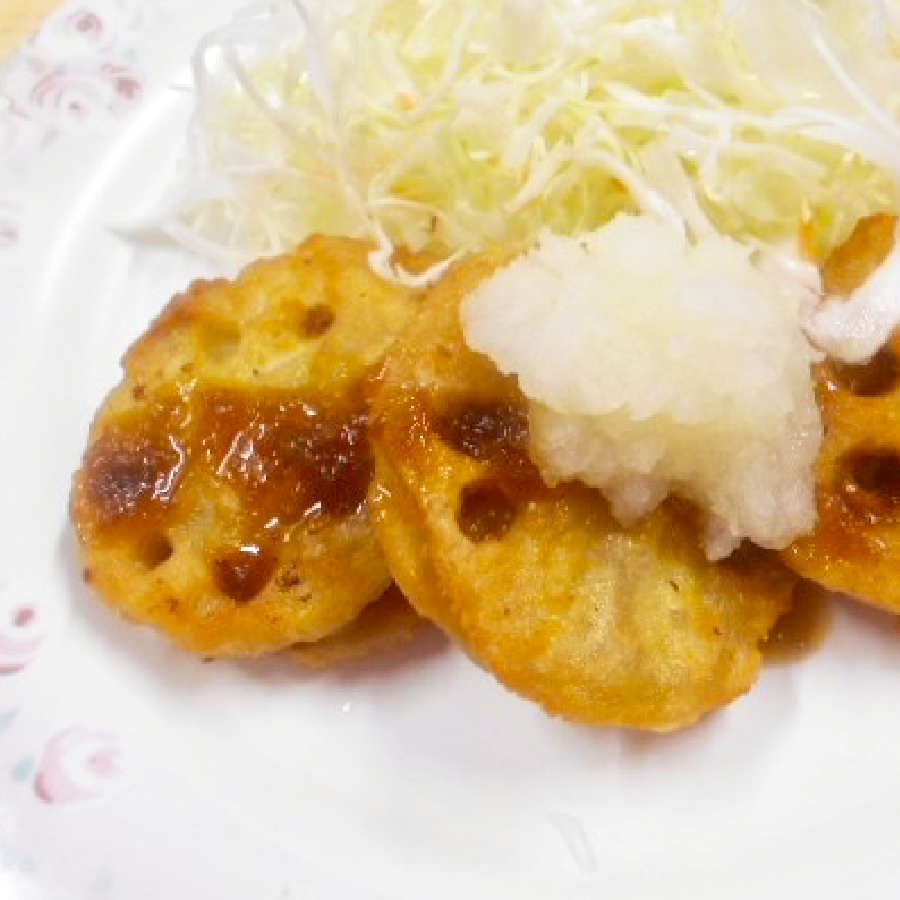 れんこんのはさみ揚げ